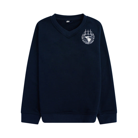 Navy French Terry Sweater